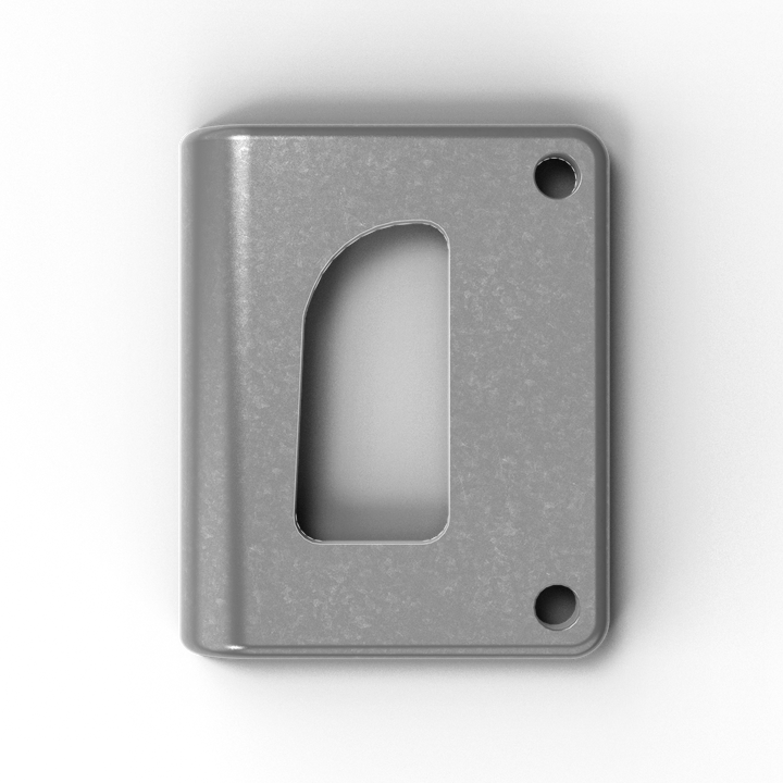 D3 - 7.5" x 5" x 3/8" Bent Grommet Pad (Left Side) - Welding World, Inc.