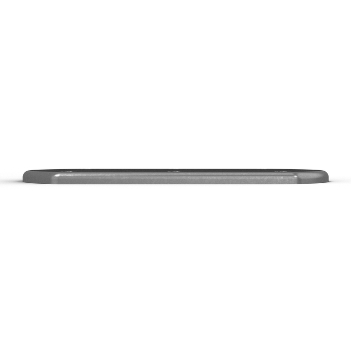 0100 1/4" Thick Oblong Aluminum Backing Plate - Icon