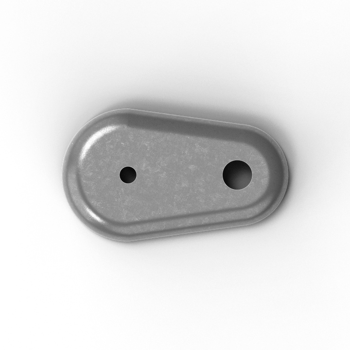 2.25" x 0.75" 0.25" Handrail Feet - Welding World, Inc.