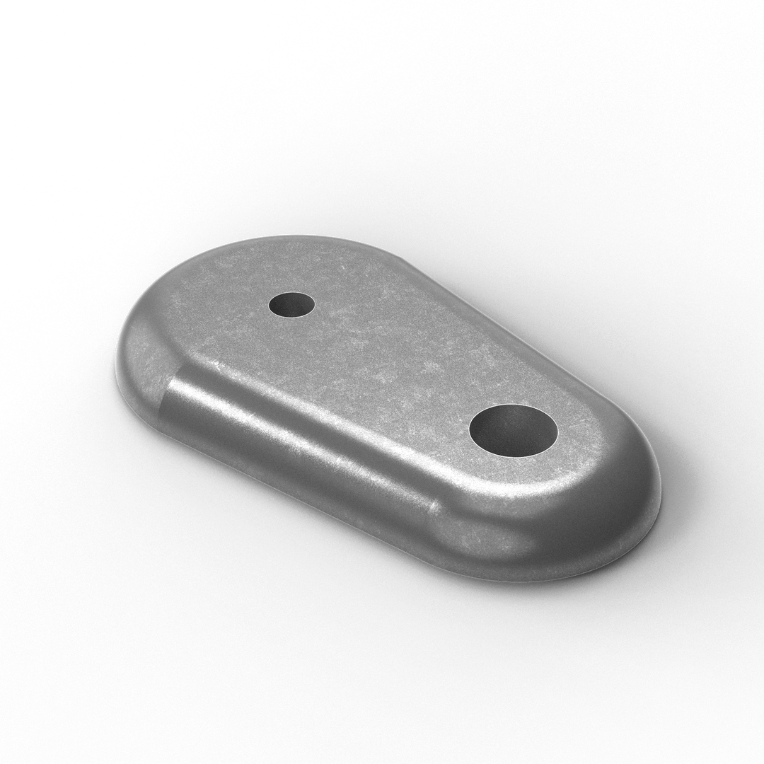 2.25" x 0.75" 0.25" Handrail Feet - Welding World, Inc.