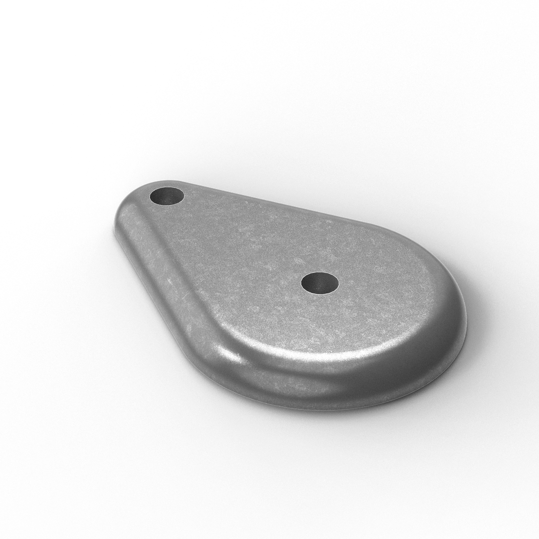 2.875" x 2" x 0.25" Handrail Feet - Welding World, Inc.