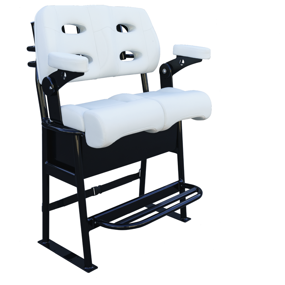 38" Super Stinger Long Haul Fixie Mk. II - White on Black - Welding World, Inc.