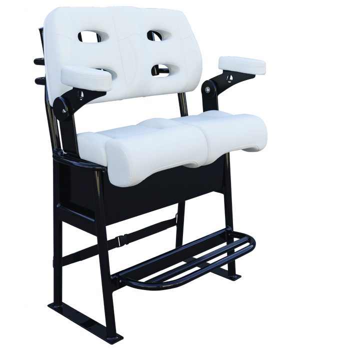 38" Super Stinger Long Haul Fixie Mk. II - White on Black - Welding World, Inc.