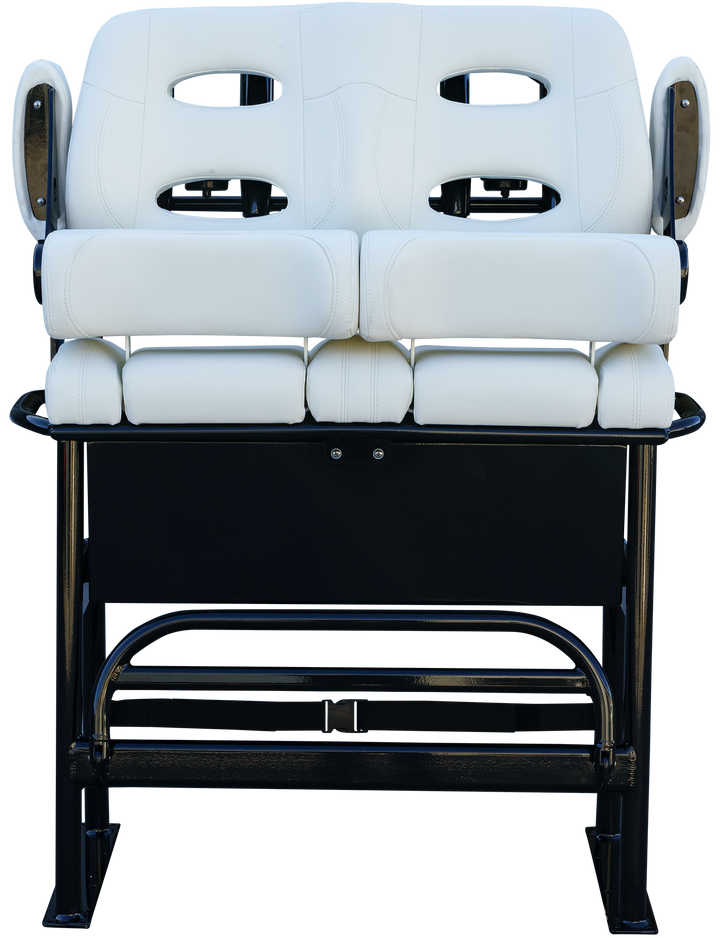 38" Super Stinger Long Haul Fixie Mk. II - White on Black - Welding World, Inc.