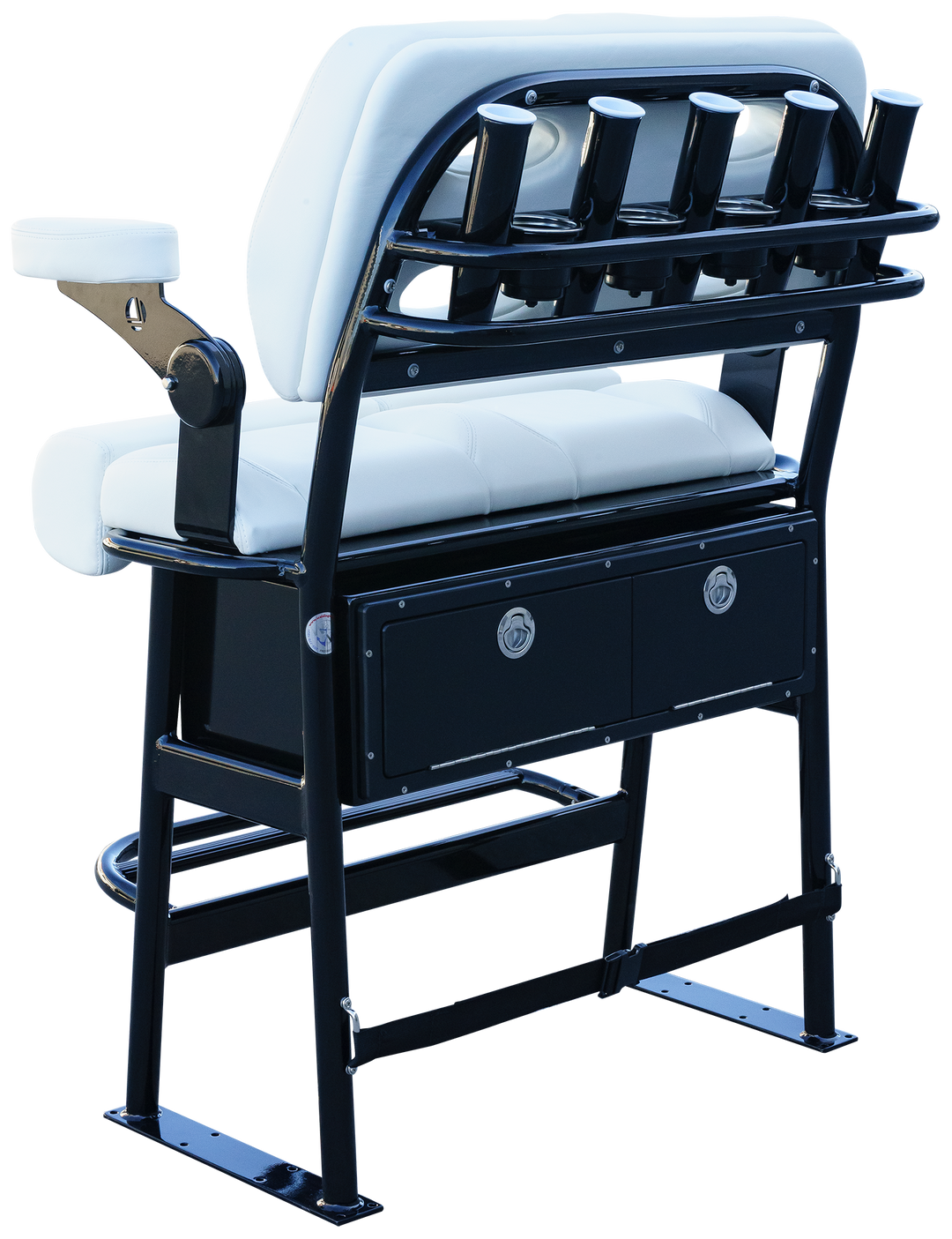 38" Super Stinger Long Haul Fixie Mk. II - White on Black - Welding World, Inc.