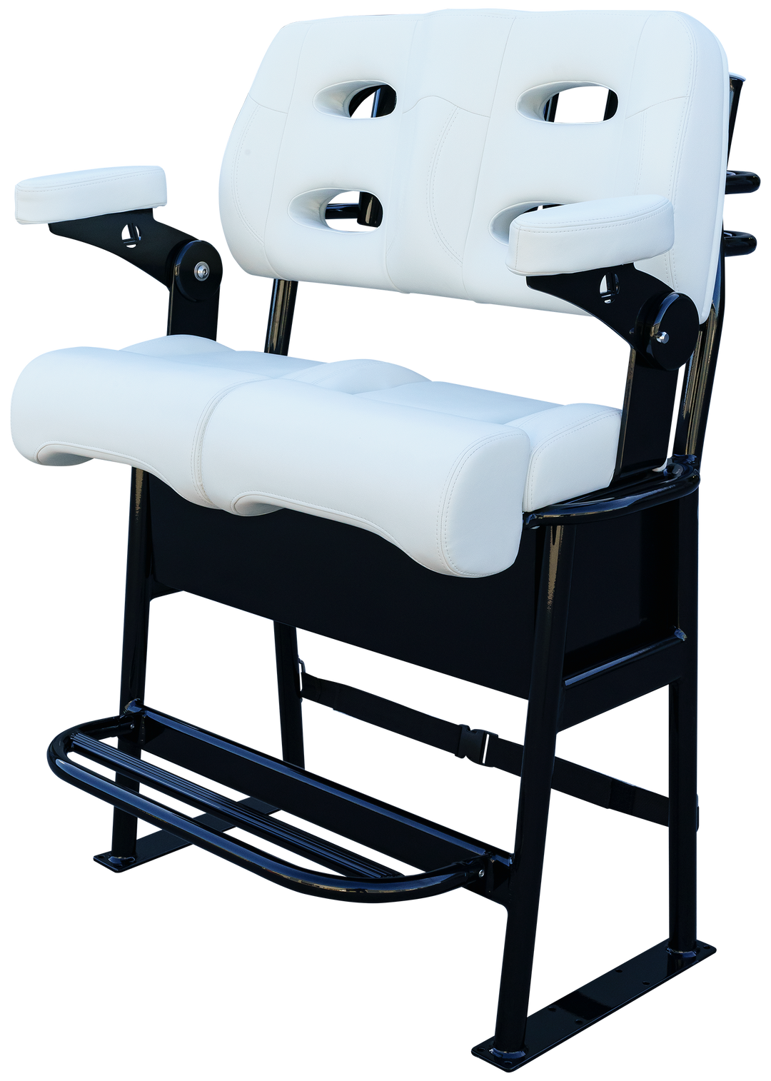 38" Super Stinger Long Haul Fixie Mk. II - White on Black - Welding World, Inc.