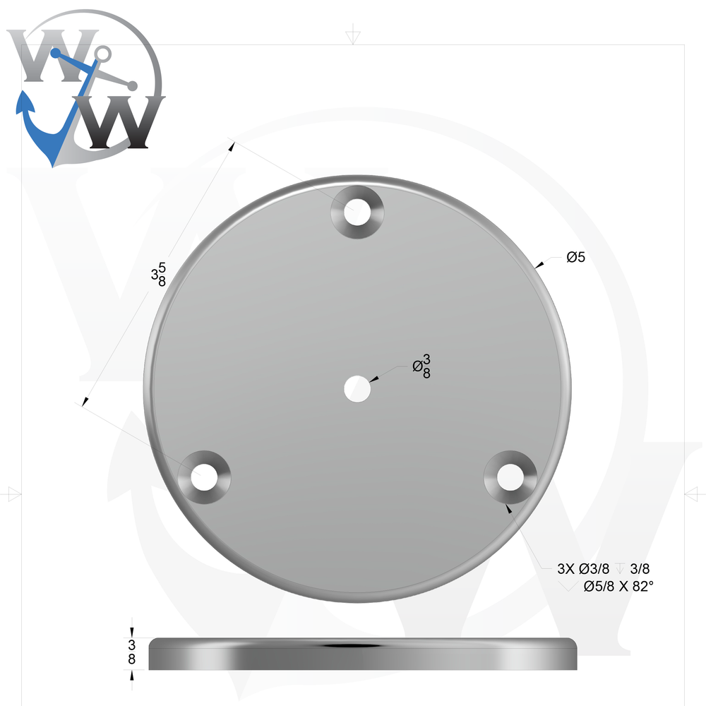 R-5"-3H CS Pad