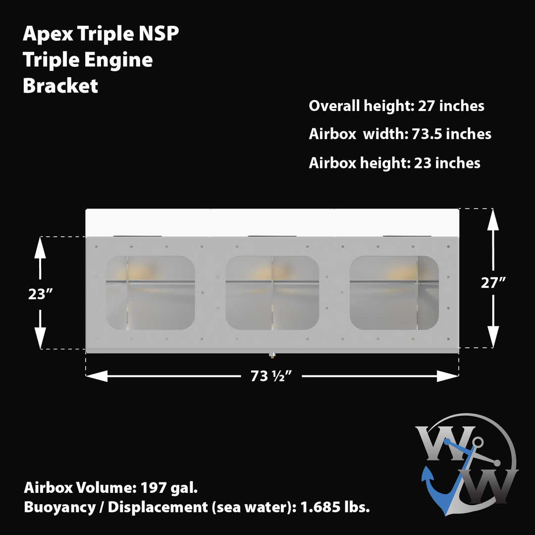 Apex Triple NSP 3-Engine Bracket