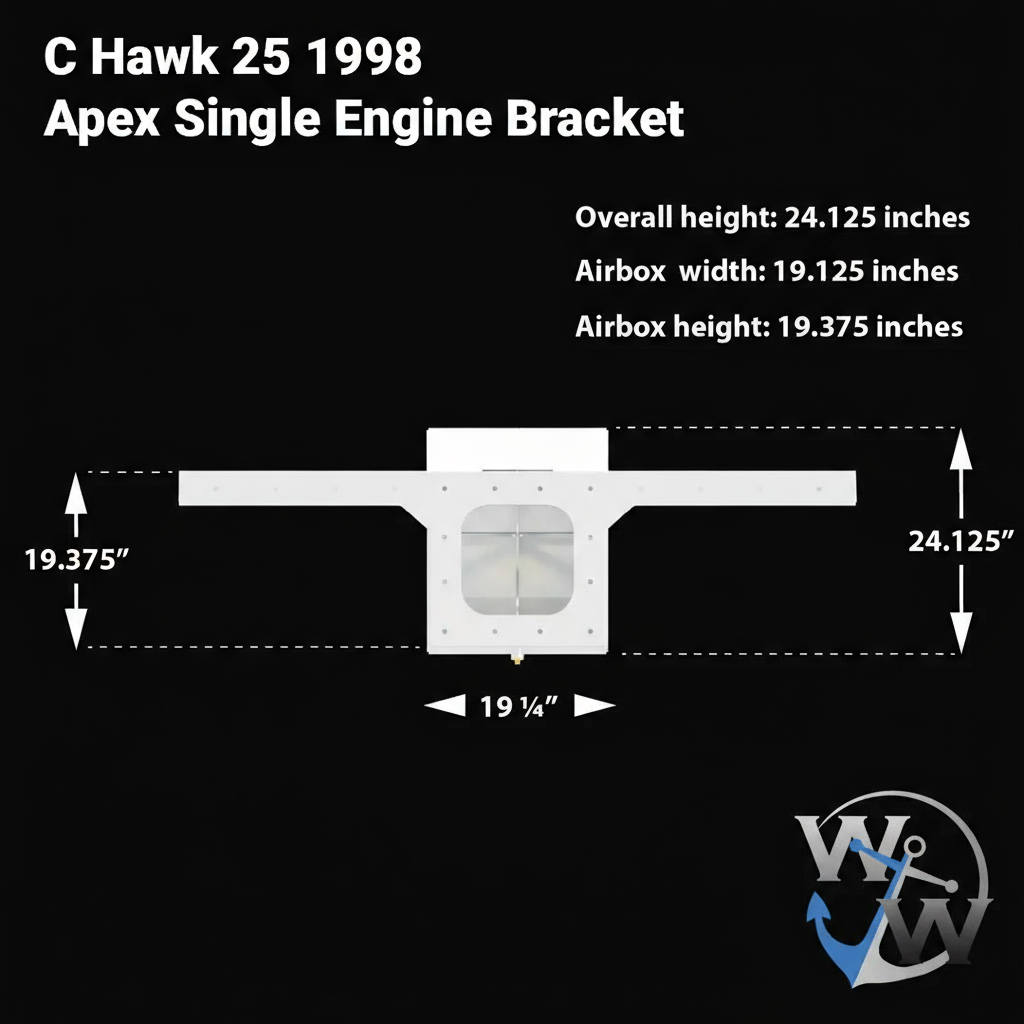 C-Hawk 25 1998 Apex Single Engine Bracket