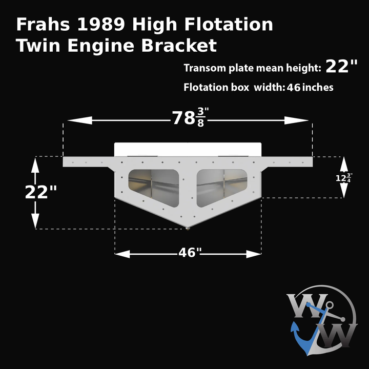Frahs 1989 High Flotation Twin Engine Bracket