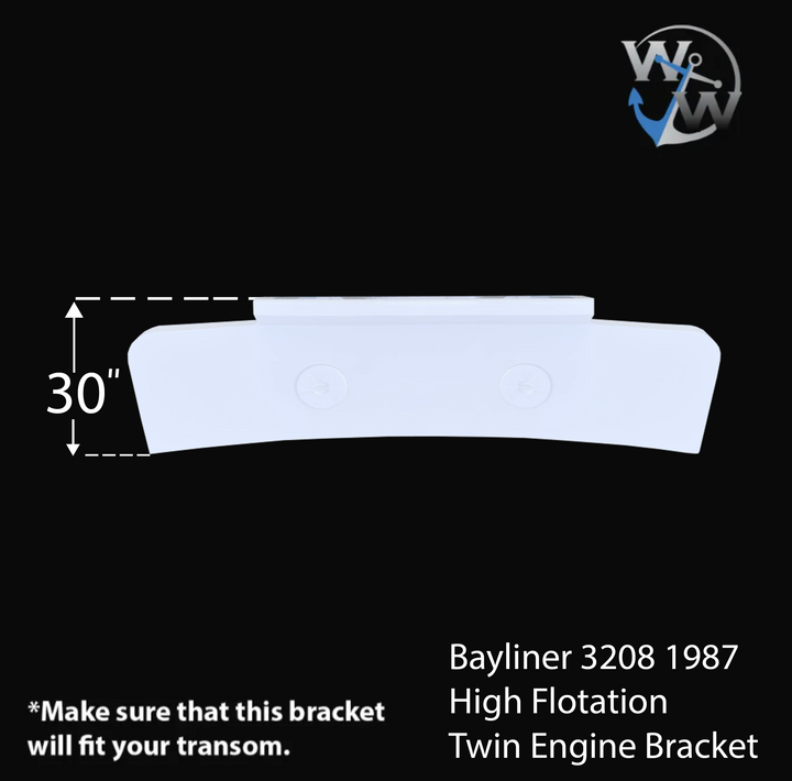 Bayliner 3208 1987 High Flotation Twin Engine Bracket