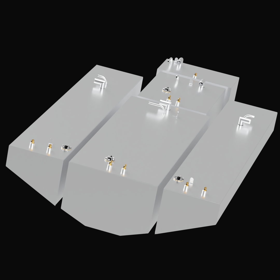 Contender 27 Fuel Tank with a capacity of 271.26 gallons, designed for extended range and optimal performance