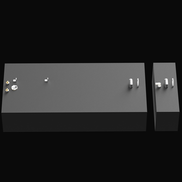 Intended for a Combo Concept Marine 21' 1990 Fuel-Water Tank, model QBD91_4. This marine component would typically be a custom-designed unit, likely constructed from marine-grade aluminum, featuring separate integrated compartments and distinct fittings for holding both fuel and fresh water. (Note: The image provided for this item was completely black and did not display any visual details of the tank system.)