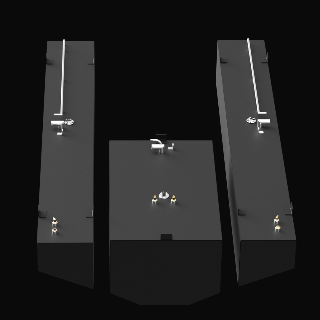  Intended for a "combo Fuel Tank" system designed for a Contender 30T boat, featuring a total capacity of 258 gallons. This fuel system would typically be custom-fabricated from high-quality, marine-grade aluminum. It might consist of a single large, specially shaped tank or an integrated set of multiple tanks, engineered to maximize fuel storage and precisely fit the specific hull design of the Contender 30T.