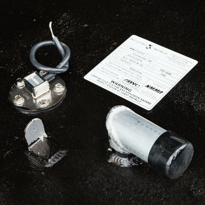 Contender 25' / 28' 180 gal. OEM Replacement Belly Fuel Tank - Welding World, Inc.