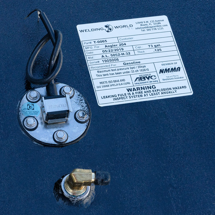 Angler 204 - 73 gal. OEM Replacement Fuel Tank - Welding World, Inc.