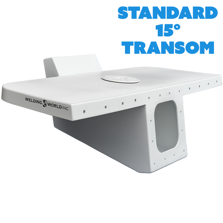 Standard Apex Single Engine 15° Transom Bracket - Welding World, Inc.