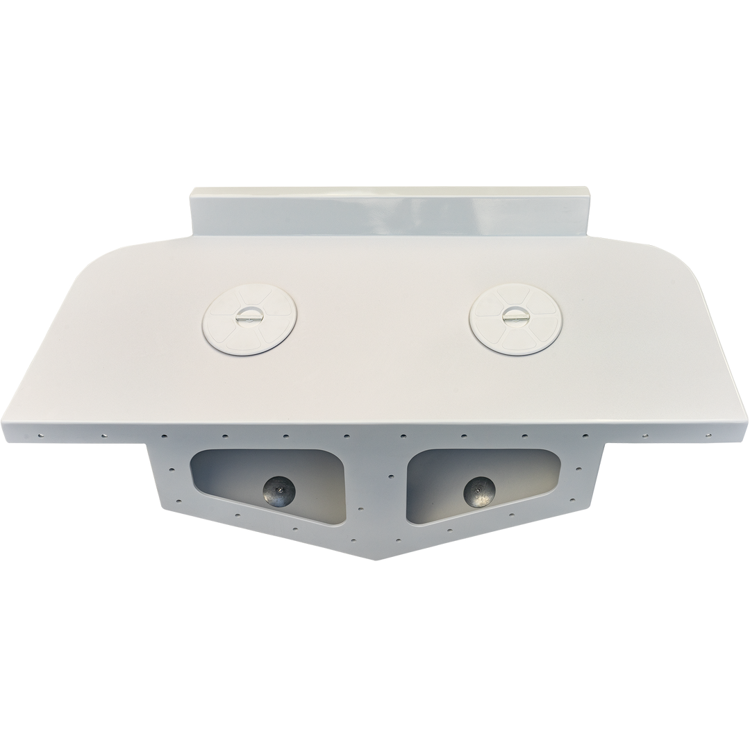 Standard High Flotation Twin Outboard Engine Bracket 12° Transom