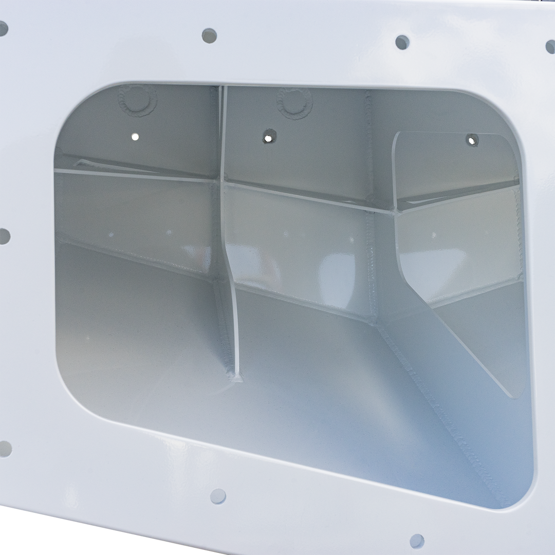 Standard High Flotation Twin Outboard Engine Bracket 12° Transom