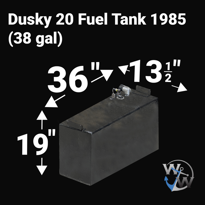 Dusky 20 Fuel Tank (38 gal) | 1985 OEM Replacement