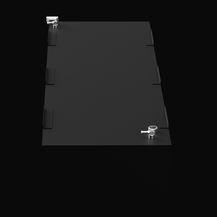 Fountain 42 with integrated lighting on the port side, designed to enhance visibility and style for nighttime boating and offshore fishing