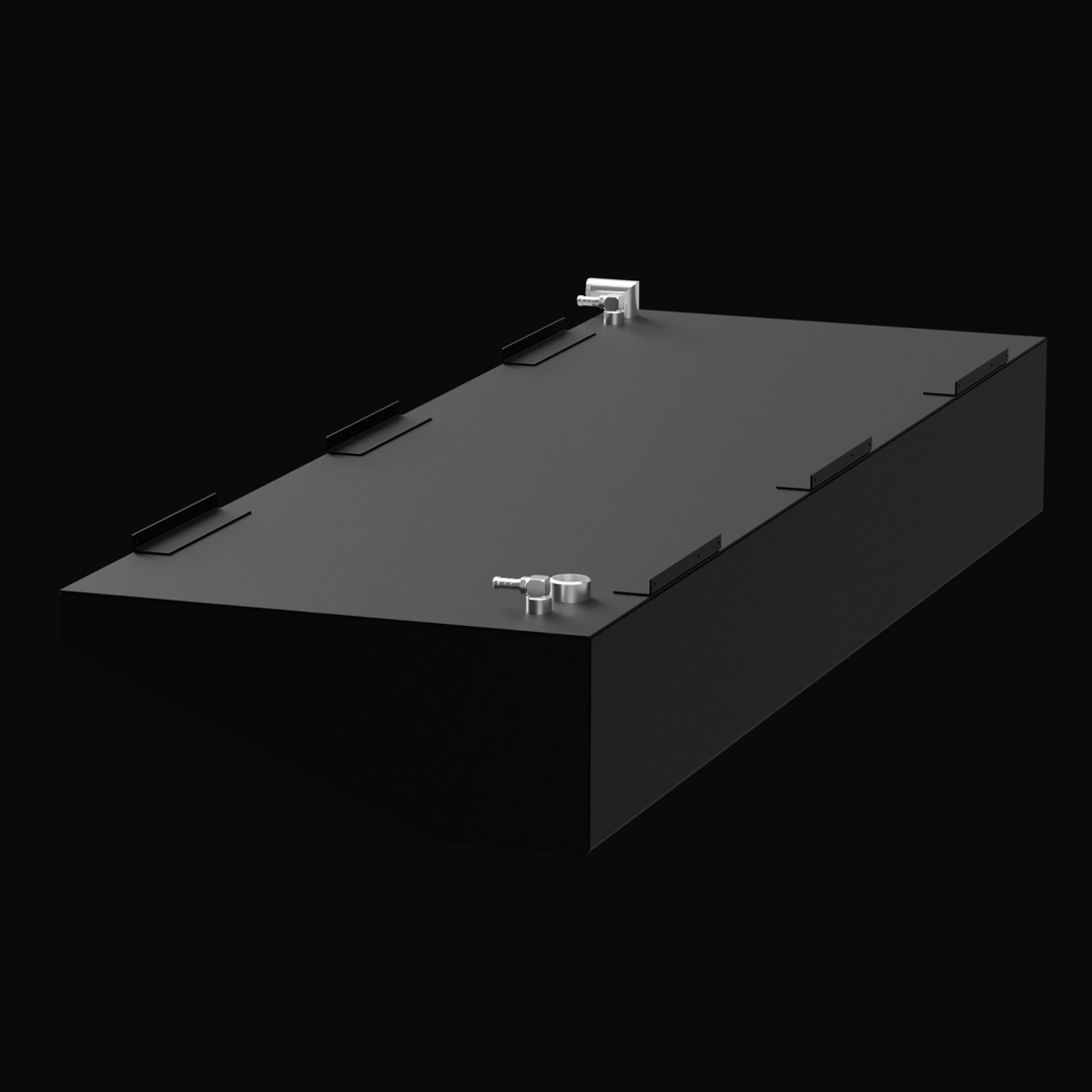 Fountain 42 with integrated lighting on the port side, designed to enhance visibility and style for nighttime boating and offshore fishing