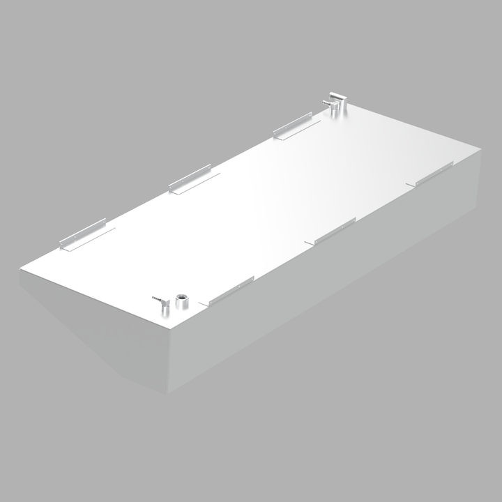 Fountain 42 with integrated lighting on the port side, designed to enhance visibility and style for nighttime boating and offshore fishing