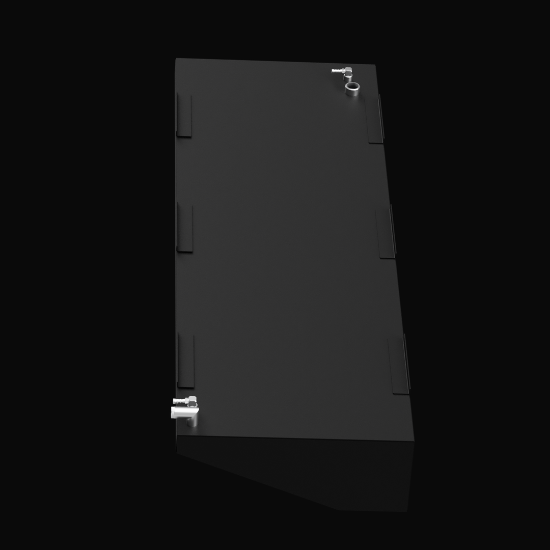 Fountain 42 with integrated lighting on the port side, designed to enhance visibility and style for nighttime boating and offshore fishing