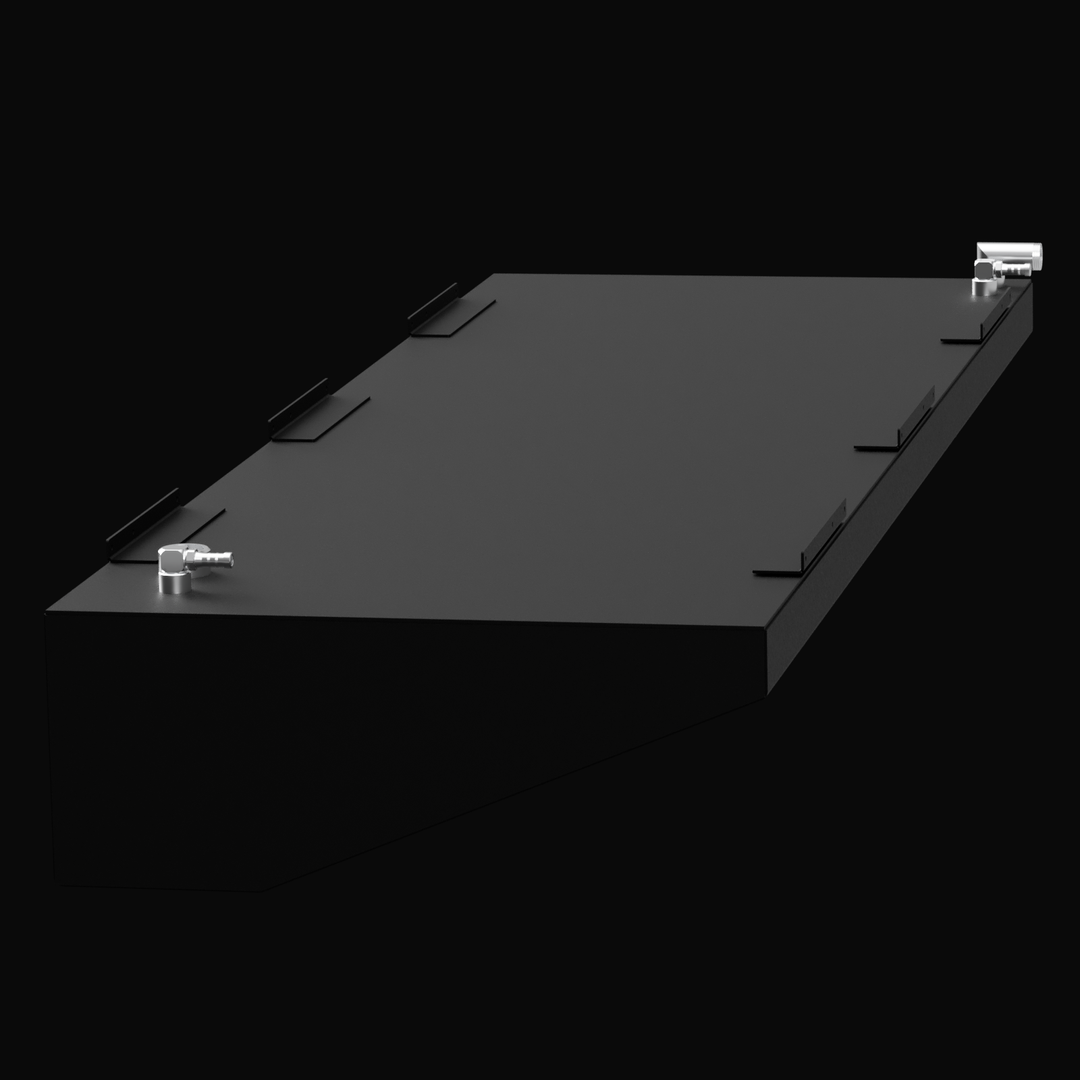 Fountain 42 with integrated lighting on the port side, designed to enhance visibility and style for nighttime boating and offshore fishing