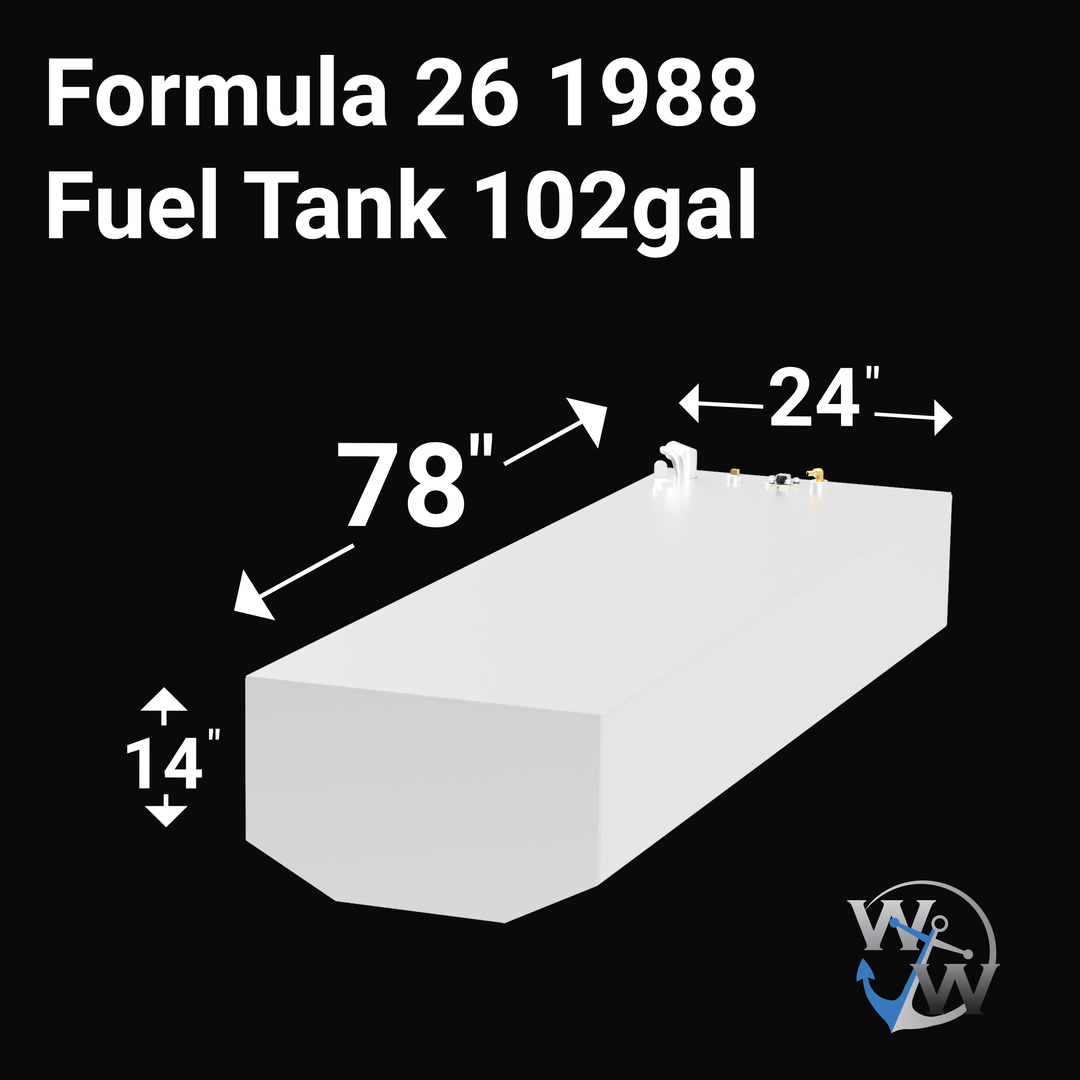 Formula 26 1988 Fuel Tank 102gal