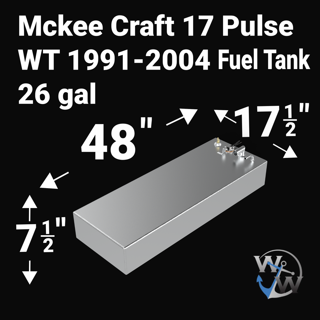 Mckee Craft 17 Pulse WT Fuel Tank (26 gal) | 1991-2004 OEM Replacement