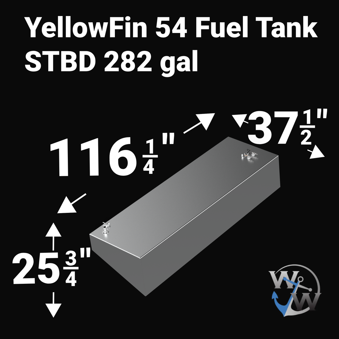 YellowFin 54 Fuel Tank (3-tank combo) | OEM Replacement
