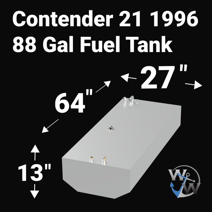 Contender 21' (1996) 88 Gal Fuel Tank | BUILT TO OEM SPECS