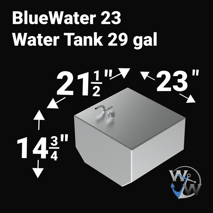 BlueWater 23 Water Tank 29 gal | OEM Replacement