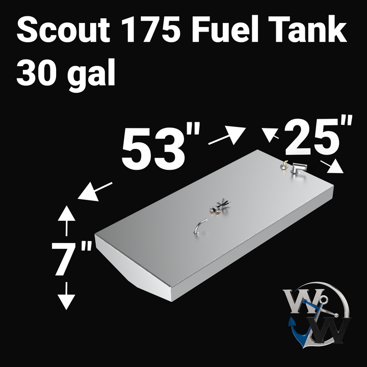 Scout 175 Fuel Tank (30 gal) | 2014–2016 OEM Replacement