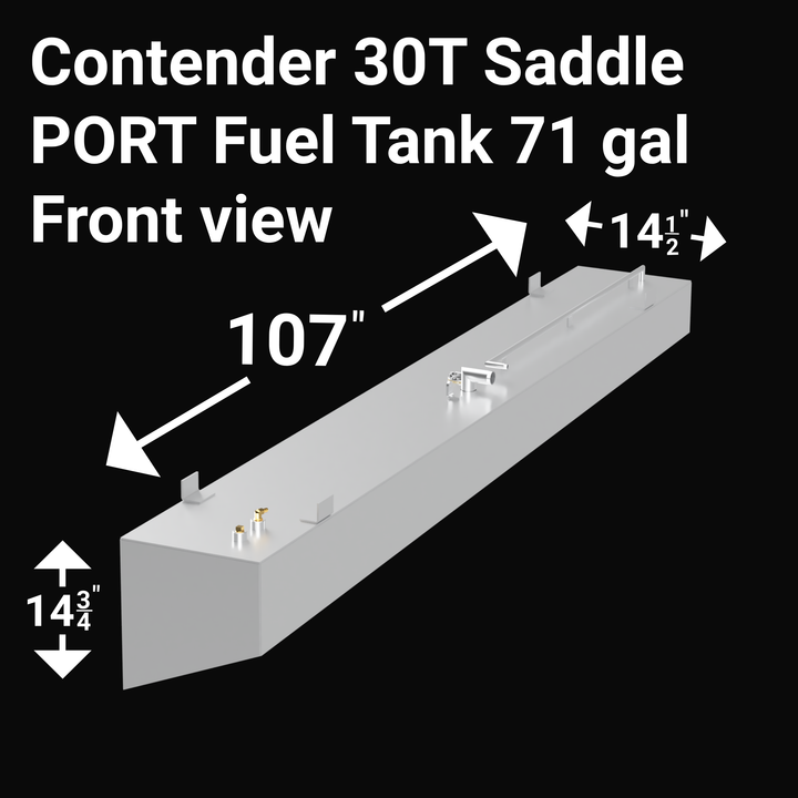 Contender 30T combo 258 gal Fuel Tank