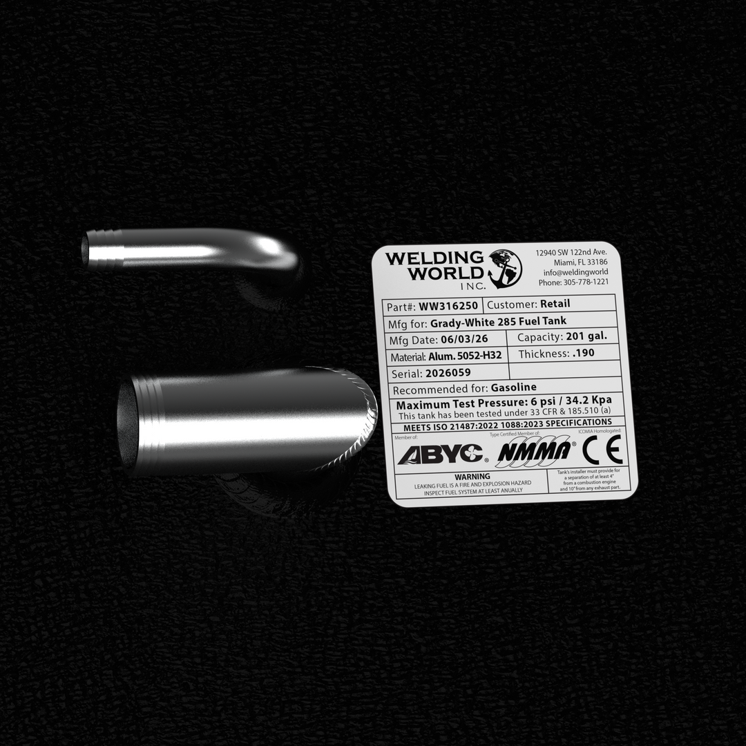 Grady White 285 Freedom Fuel Tank (201 gal) | 2012-2026 OEM Replacement
