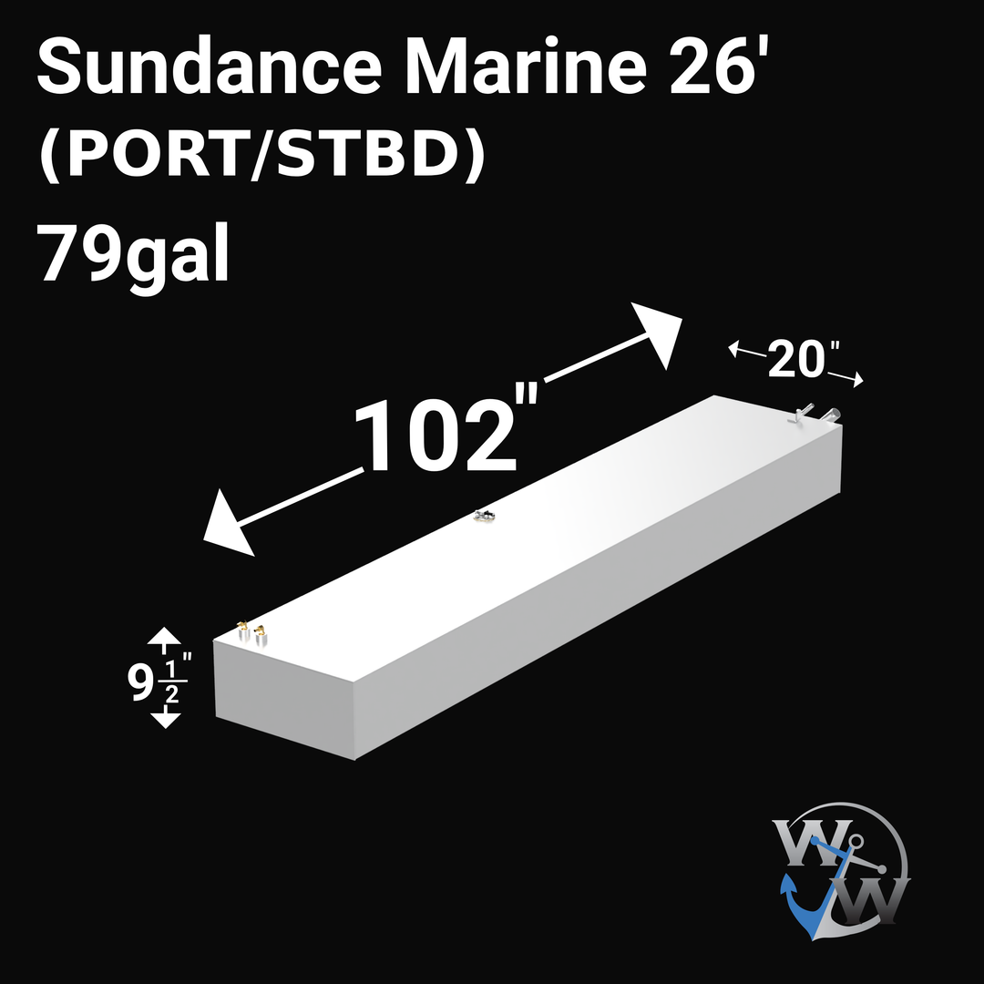 Sundance Marine 26' (PORT/STBD) (79 gallon) | oem replacement
