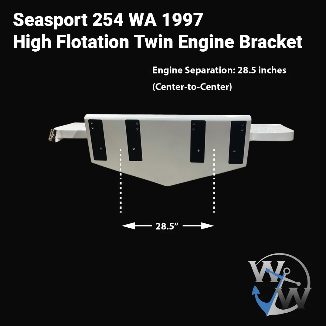 Seasport 254 WA 1997 High Flotation Twin Engine Bracket