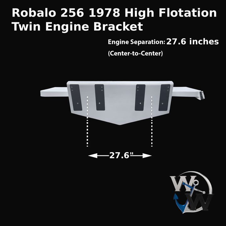 Robalo 256 1978 High Flotation Twin Engine Bracket