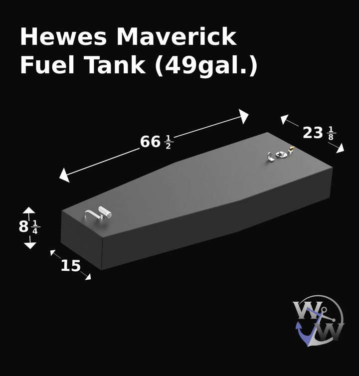 HEWES MAVERICK FUEL TANK 49 GAL