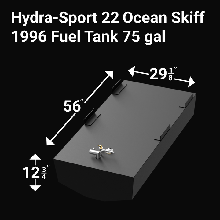 Hydra-Sport 22' Ocean Skiff 1996 - 75-Gallon Net Fuel Tank | Durable Construction | Reliable Performance | Built to Last