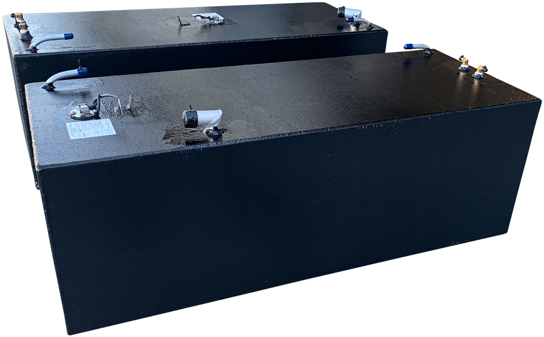 Sea Vee 34' - 2 x 98 gal. OEM Replacement Fuel Tanks Combo Kit