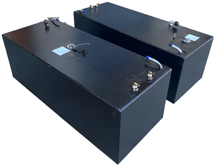 Sea Vee 34' - 2 x 98 gal. OEM Replacement Fuel Tanks Combo Kit