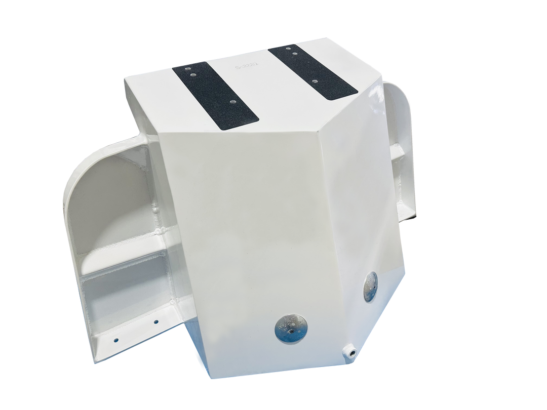 Custom Build High Flotation Single Outboard Engine Bracket - Welding World, Inc.