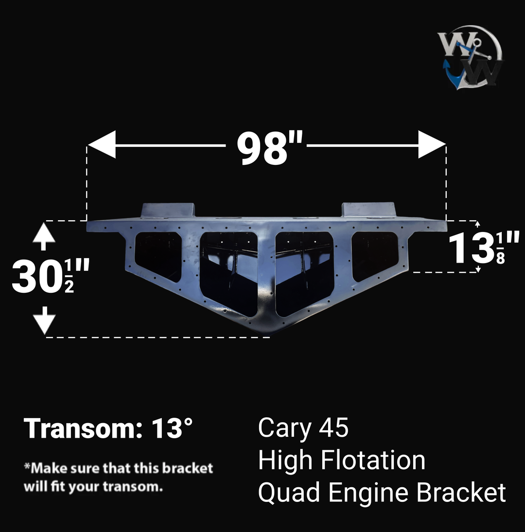 Cary 45 (1988) Quad Engine Bracket