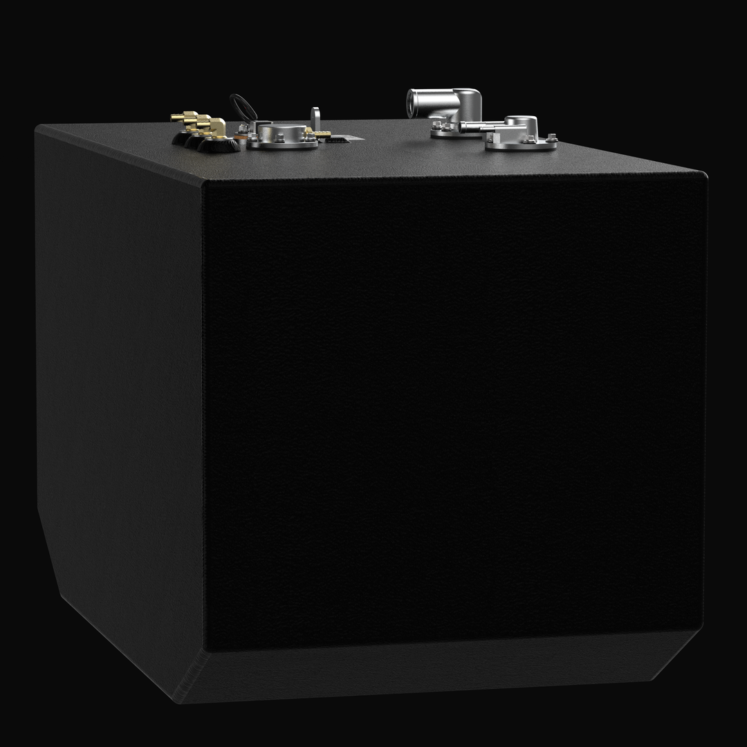 Intrepid 400 Cuddy 2016 2-tank combo Aluminum Marine Fuel Tank — coated finish view