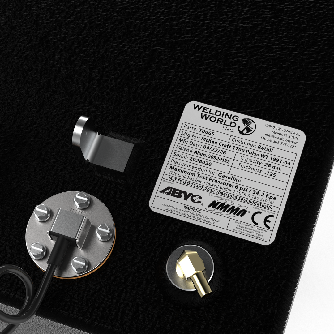 Mckee Craft 17 Pulse WT Fuel Tank (26 gal) | 1991-2004 OEM Replacement