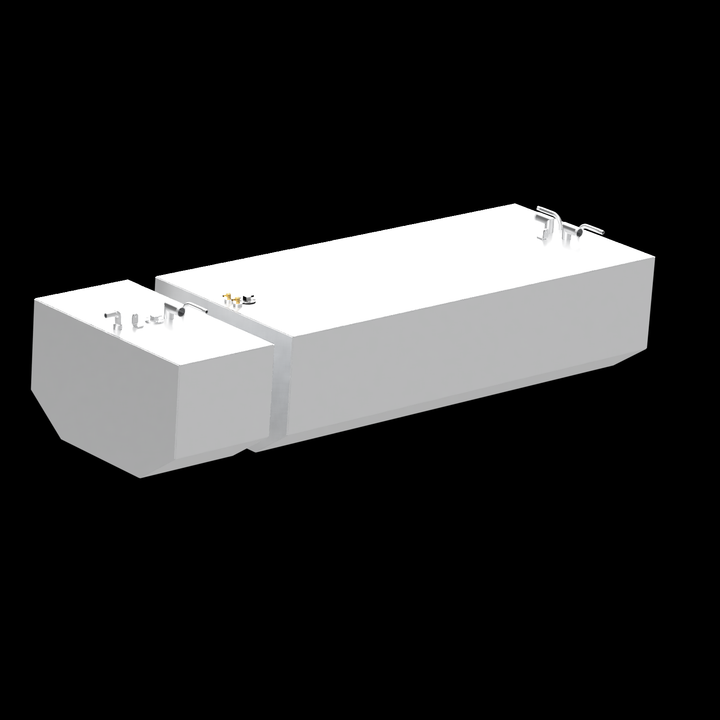 Ocean Runner 27 2000 Main Fuel Tank (172 gal) and Water Tank (40.96 gal)