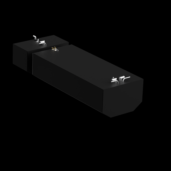 Ocean Runner 27 2000 Main Fuel Tank (172 gal) and Water Tank (40.96 gal)